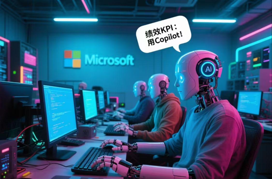 3b3d7b16j00syoc2v002kd000v900kjp 微软被曝将“AI 使用量”纳入员工考核:不再是“可选项”,直接挂钩绩效