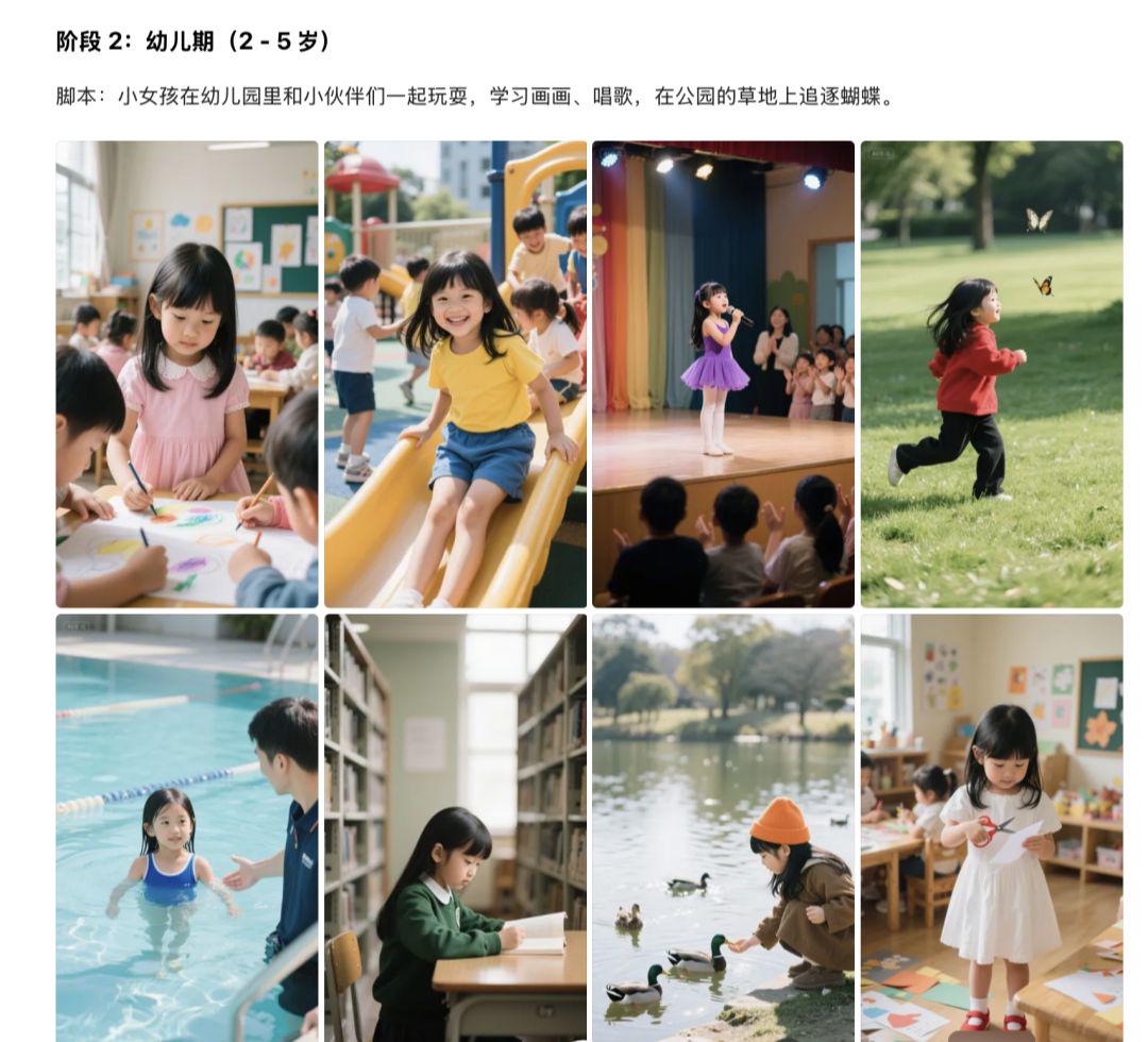 558f8278j00sye9hs003xd000u000r8p Teach you how to make AI video, recently very hot "30 seconds to show the life of a person" AI video production process