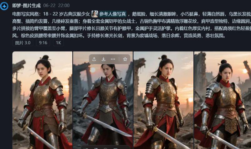 AI short movie tutorials that teach you to quickly generate character design images with complete compositions