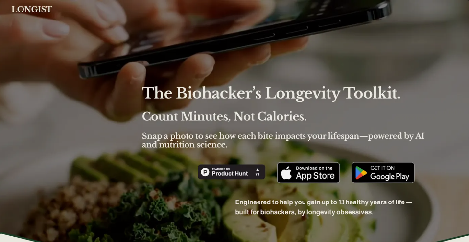 Longist: an AI nutritional health assistant that helps users extend their healthy lifespan through dietary choices