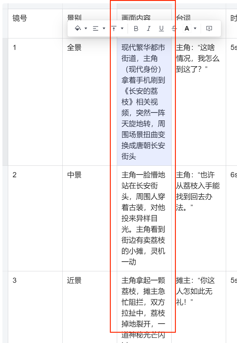 Use AI to produce "Lychee in Chang'an" AI short film video, the second creation of the video is directly applied to make a pop-up video