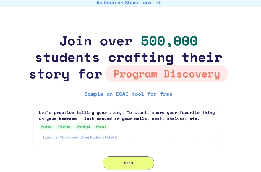 ESAI: An AI platform focused on education and professional development that helps students become more efficient in a variety of tasks along their educational and professional development journeys