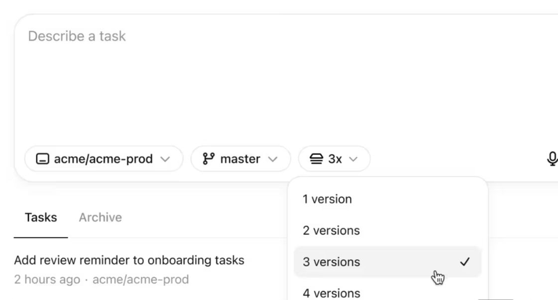 OpenAI Codex Artificial Intelligence Programming Tool Introduces New Feature: Generate Multiple Scenarios at Once