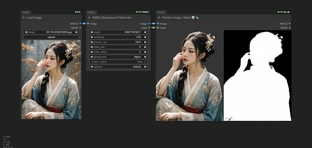 AI Keying Workflow, ComfyUi De-Background Plugin Perfect for One-Click Keying