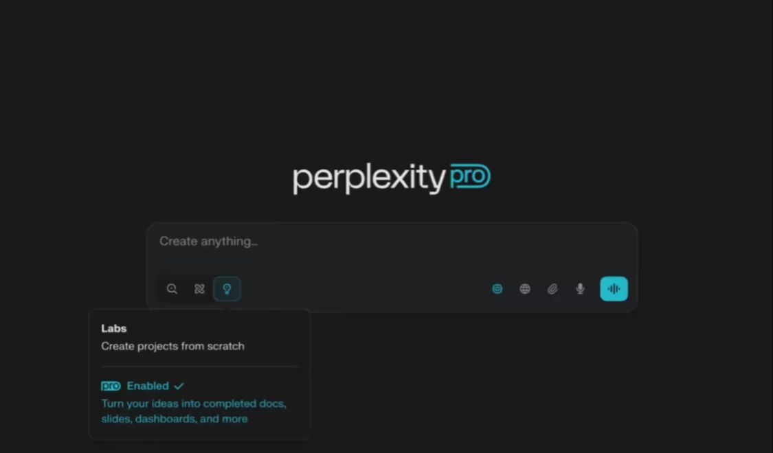 Perplexity AI Launches Labs Feature, Pro Subscribers Can Enjoy "Deep Search" to Interpret Reports / Create Code Images
