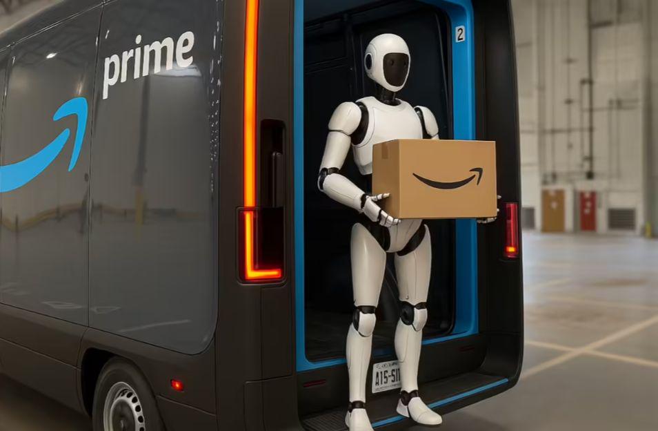 Stealing the jobs of couriers? Amazon to test delivery with humanoid robots