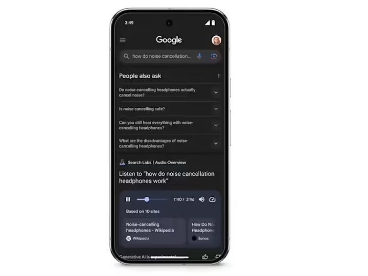 Google Search Launches Audio Overview Feature: AI Generates Podcast-Style Summaries