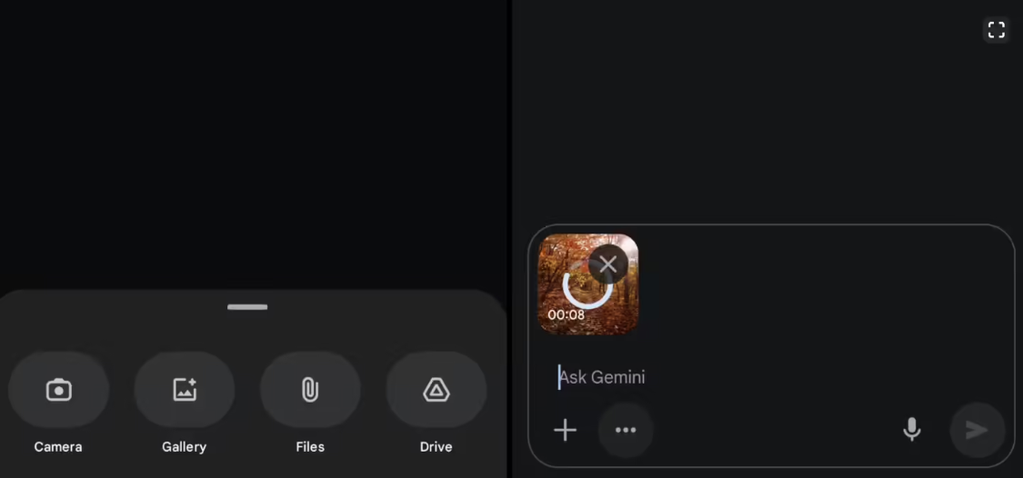 Google Gemini Client Adds AI Video Upload Analytics with iOS / Android Support
