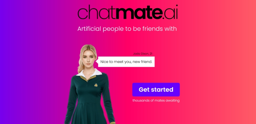 Chatmate AI: AI social platform for chatting and interacting with avatars, whether you're looking for someone to talk to, learning a new language, or simply killing time!