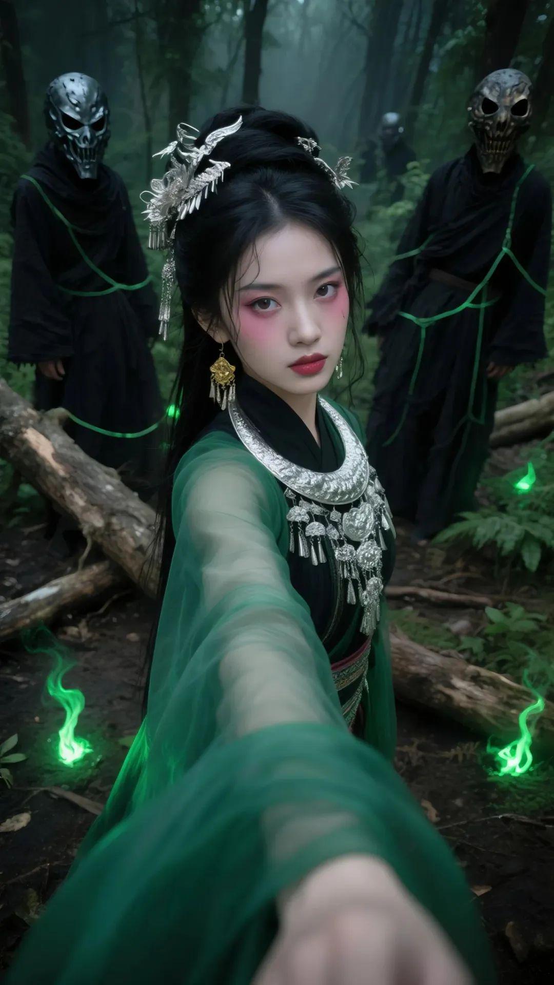 Explosive short video dismantling, using AI to produce the first selfie view of the Miaojiang girl