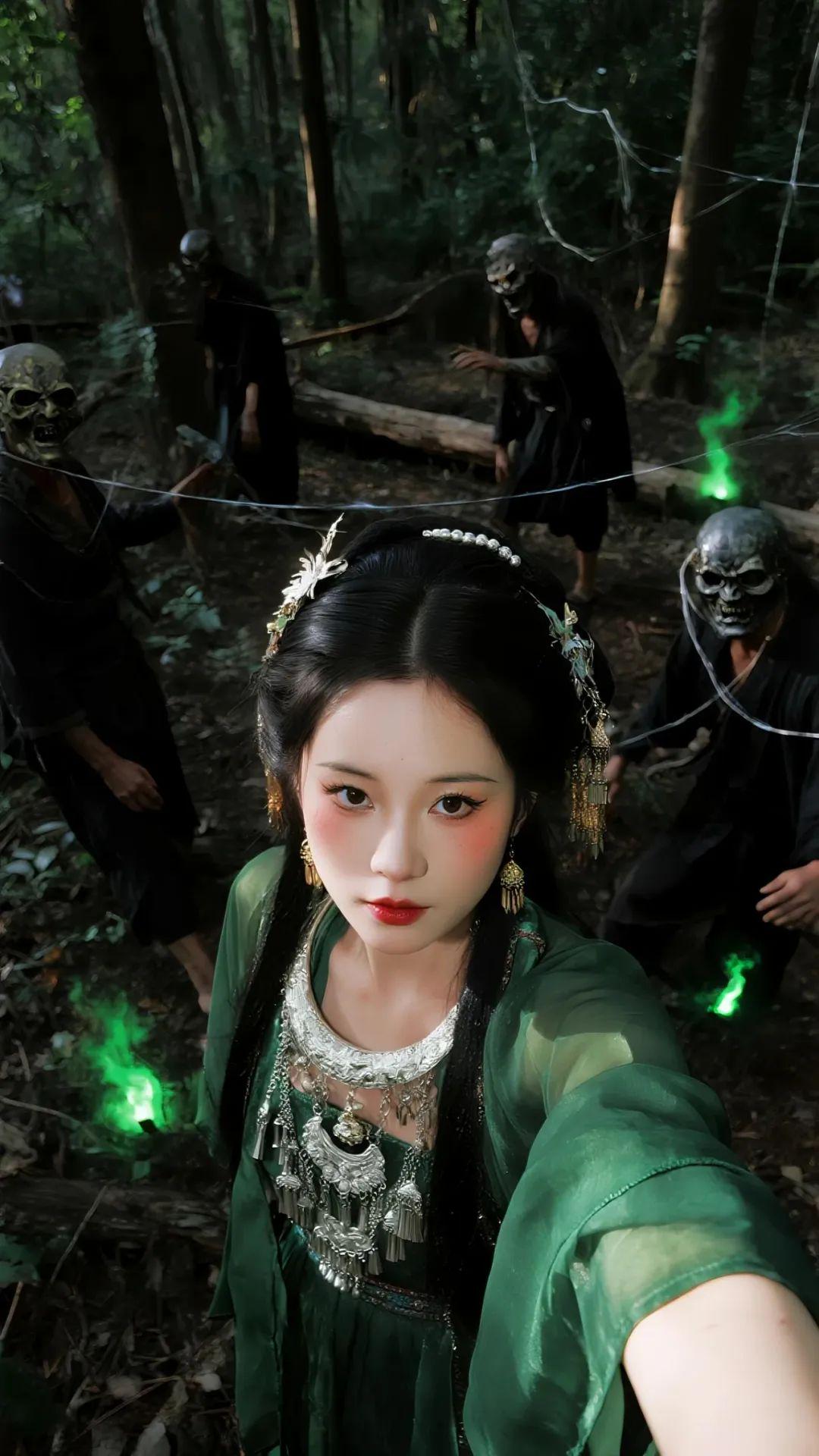 Explosive short video dismantling, using AI to produce the first selfie view of the Miaojiang girl