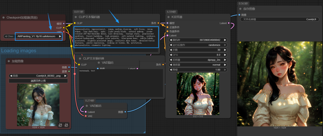 ComfyUI教程，图生图基础工作流搭建及如何补全节点