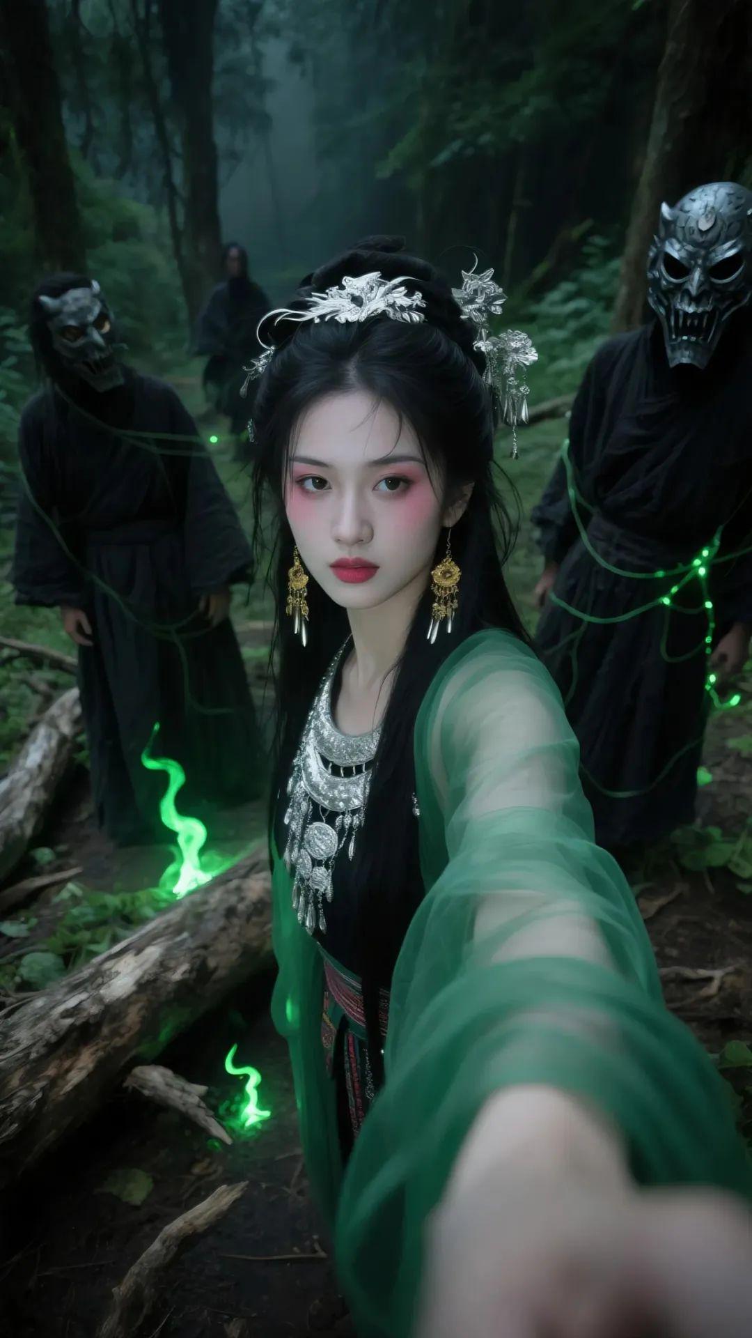 Explosive short video dismantling, using AI to produce the first selfie view of the Miaojiang girl