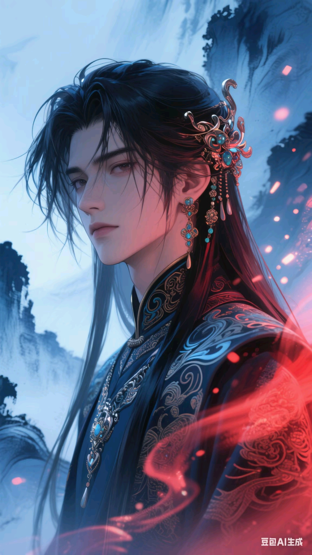 ai绘画生成古风人物的关键词，AI画古人就靠这组提示词内容（AI生图提示词分享）