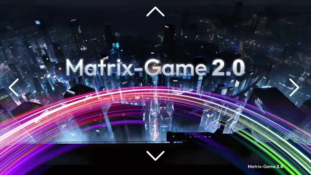 AI-generated games, Kunlun World Wide releases and open-sources Matrix-Game 2.0, Matrix-3D models