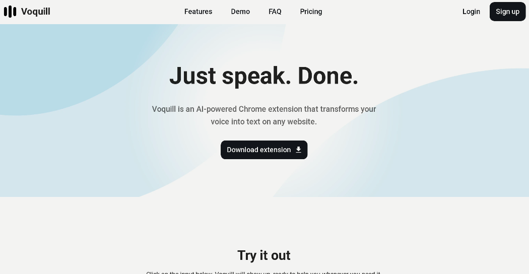 Voquill: Speech AI tool with speech-to-text and text rewriting capabilities