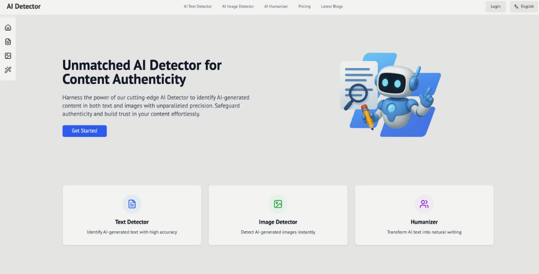 GPT Detector: AI detection tool that accurately recognizes AI-generated text and images such as ChatGPT, Claude, DeepSeek, etc.