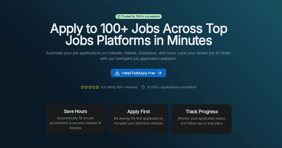 6ed21cbfj00t0gjqo005ld000q900drp FastApply:AI求职自动化工具,高效投递简历、快速匹配理想工作