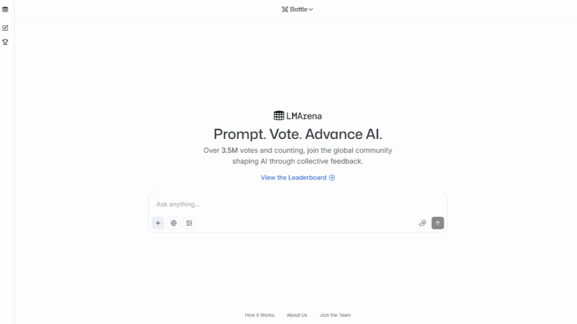 LMArena AI: AI Model Evaluation Platform, AI Large Language Model Matchmaking Evaluation Platform