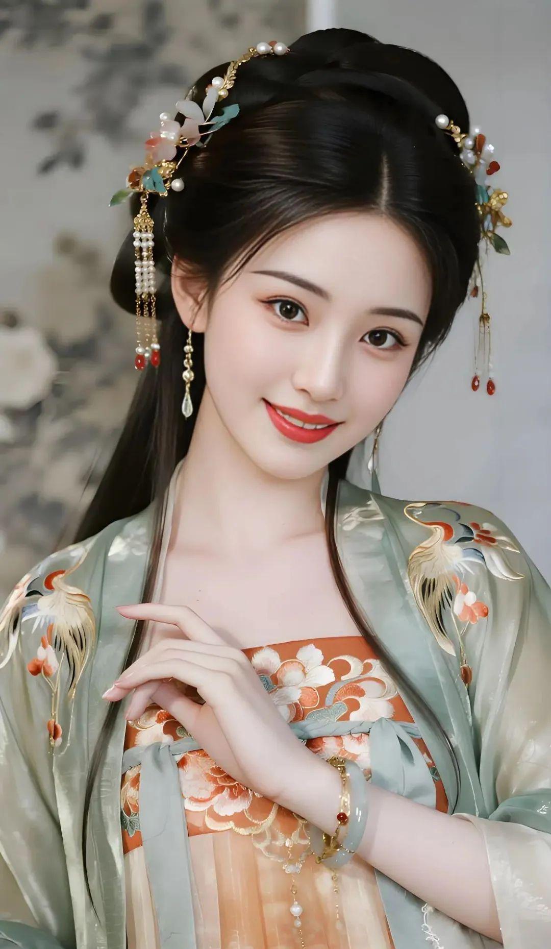 bc4feb34j00t0i5cp004od000u001fnp AI生成中国风漂亮美女高清手机壁纸套图,新手也能画出古典中国风美女