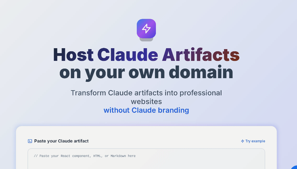 Artifact Ninja: AI development tool that easily converts Claude-generated code into standalone websites