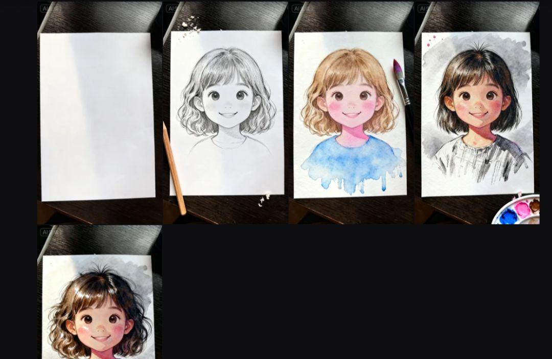 04323a11j00t3a7880026d000ujp USE AI TO IMITATE REAL-LIFE DRAWINGS AND DISMANTLE THE AI SHORT VIDEO PRODUCTION PROCESS