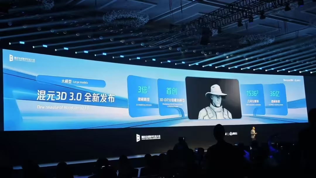 0c99a559j00t2oq3t00i2d000u000gvp 腾讯混元 3D 3.0 AI 模型发布:建模精度提升 3 倍,免费开放使用