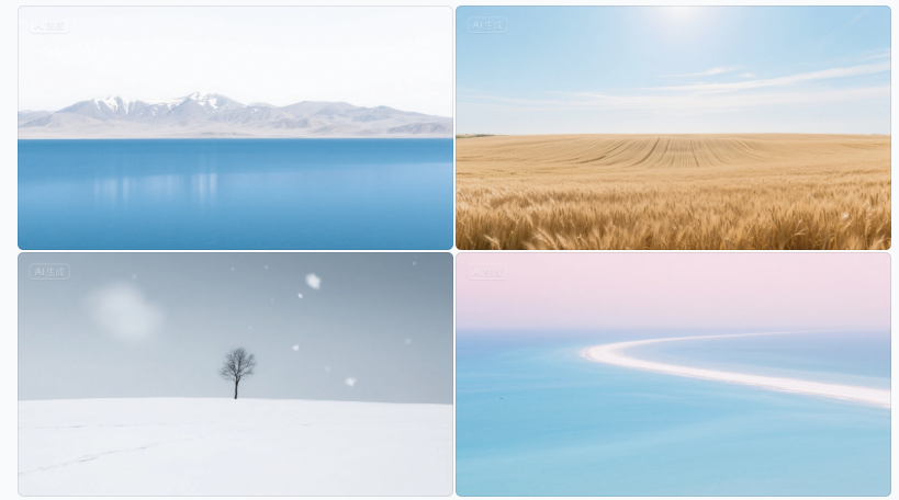 1c7413c0j00t23kji00dvd000mr00com AI一键批量出图,用豆包1分钟生成20张风景图