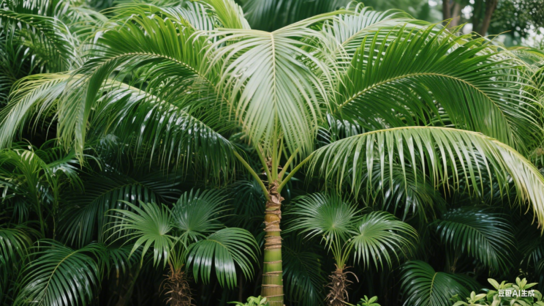 AI raw image generation drawing green plants with one click, green plants exclusive image generation ai prompt word