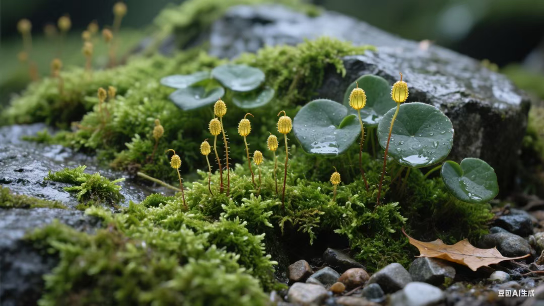 AI raw image generation drawing green plants with one click, green plants exclusive image generation ai prompt word