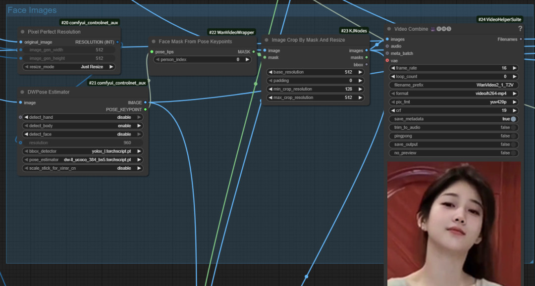 上传一张图复刻任何视频动作还能换参考视频的角色，Wan-animate本地comfyui运行实测教程