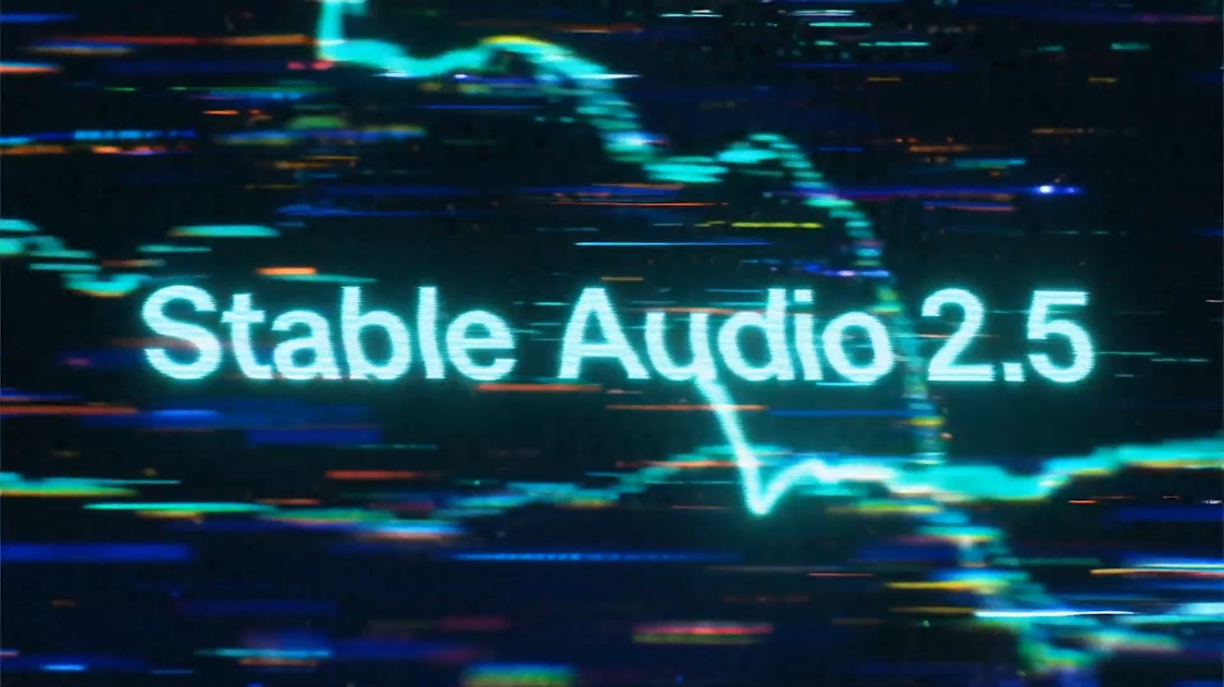 Stable Audio 2.5 Enterprise Audio Generation AI Model Release, called "3 Minute Track 2 seconds completed"
