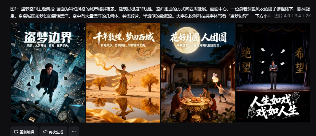 IT'S A DREAM-A-VISIM FUNCTION, AND IT'S A GAME OF AI CHARACTER CONSISTENCY, HUMAN INTEGRITY, POSTER GENERATION, ETC