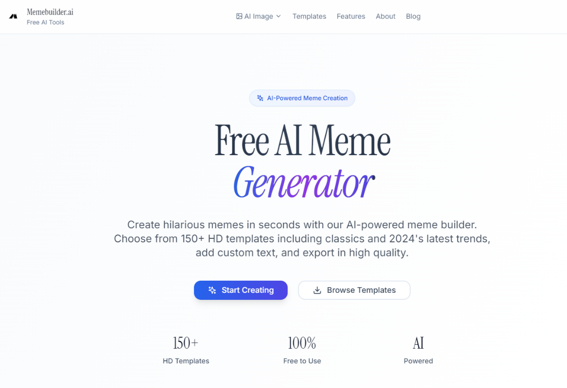 Memebuilder: Online AI Photo Generator, which provides a big template and AI-driven editing tool to easily create funny engravings