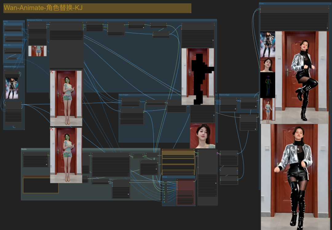 Upload a map to any video action and replace the video-referenced role. Wan-animate localcomfyui runs a tutorial