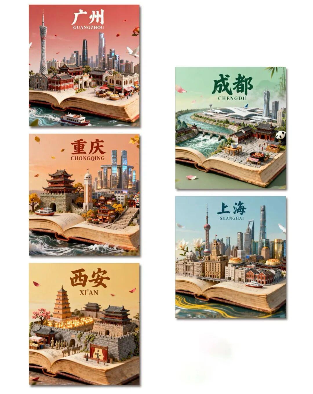 IT'S NEW FOR THE AI MAN BRIGADE! TEACHING YOU HOW TO DO THE POPULAR TOURISM CITY MICROPAINTING POSTER AND VIDEO PRODUCTION COURSE