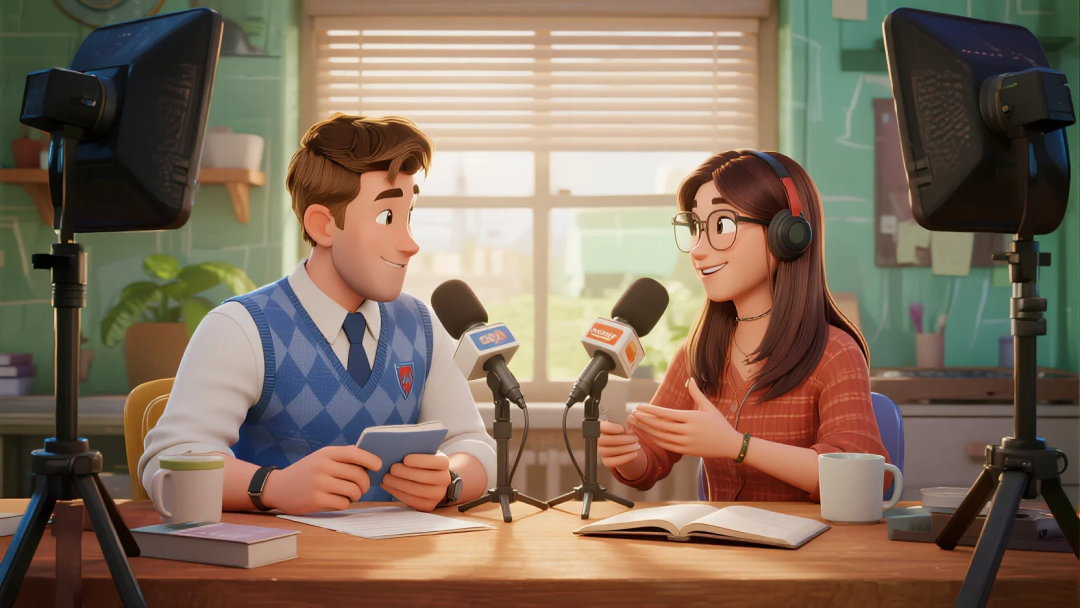 ZERO-BASIC AI TEACHING, FREE-OF-CHARGE, ANIMATED AI PODCAST VIDEO WITH BEAN BUNS