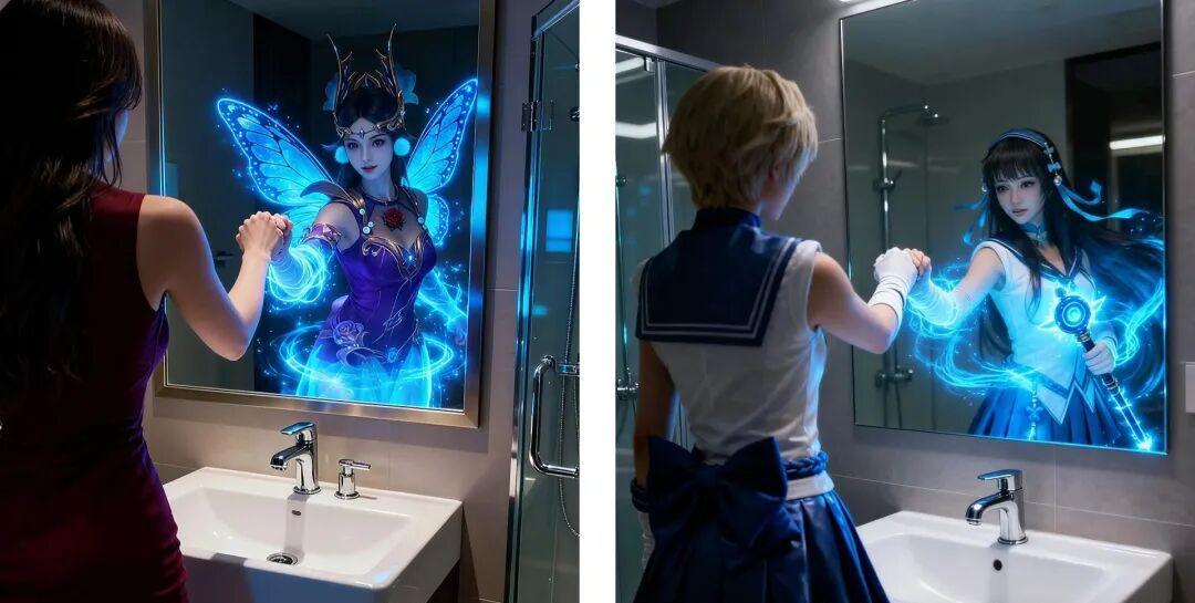 王者荣耀英雄ai对镜自拍合照教程来了，用AI打造爆款短视频