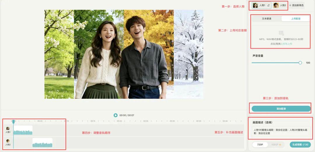 AI视频实用教程，轻松生成多人对口型视频