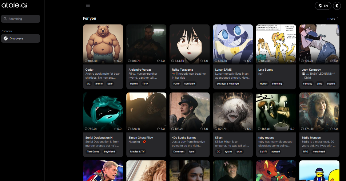 Atale AI: Free, unlimited AI chat and role-playing, an AI chat platform for lasting memory