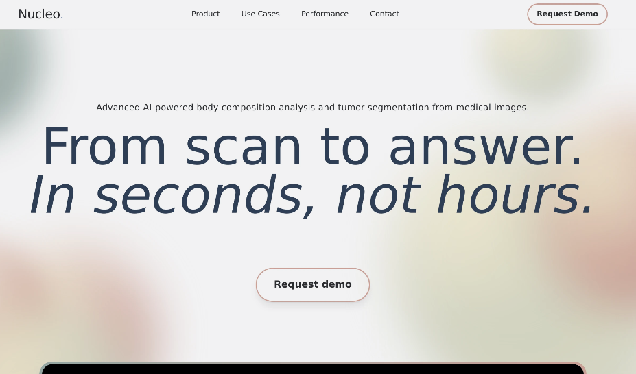 Nucleo: AID image analysis tool to help doctors make diagnostic and therapeutic decisions faster and more accurate