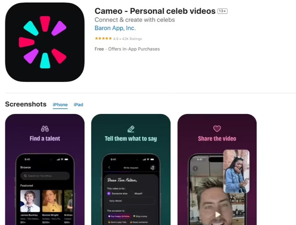 Cameo filed an action against OpenAI because the Sora Video Generation App exists with the same name
