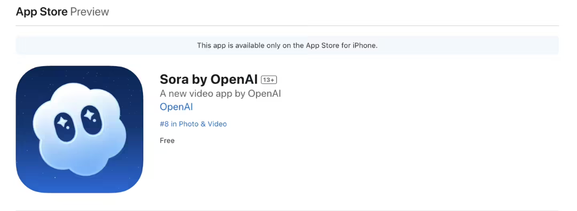 OpenAI launched a new video social application Sora: can "deeply fake" someone else if the other side agrees