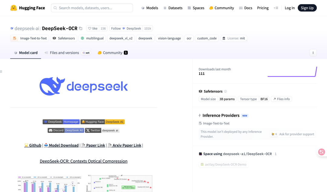 Single card day processing 200,000 pages of documents, DeepSeek-OCR open-source