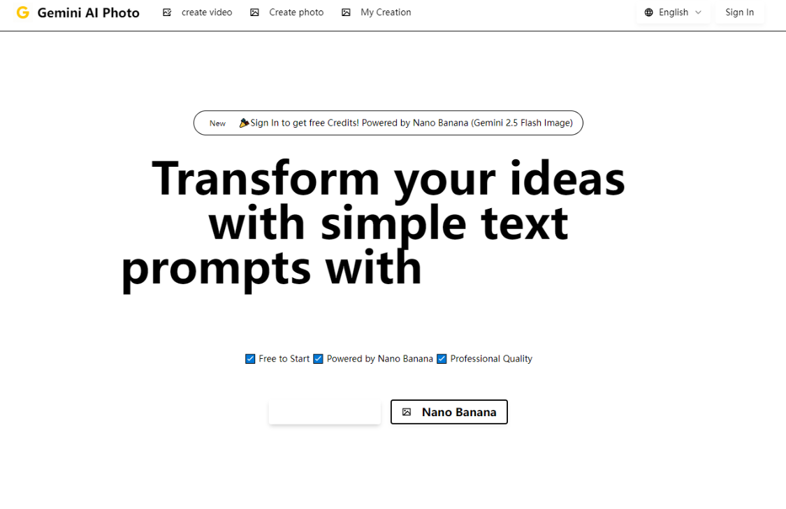 Gemini AI Photo: AI image editing tool, rapid image conversion, editing