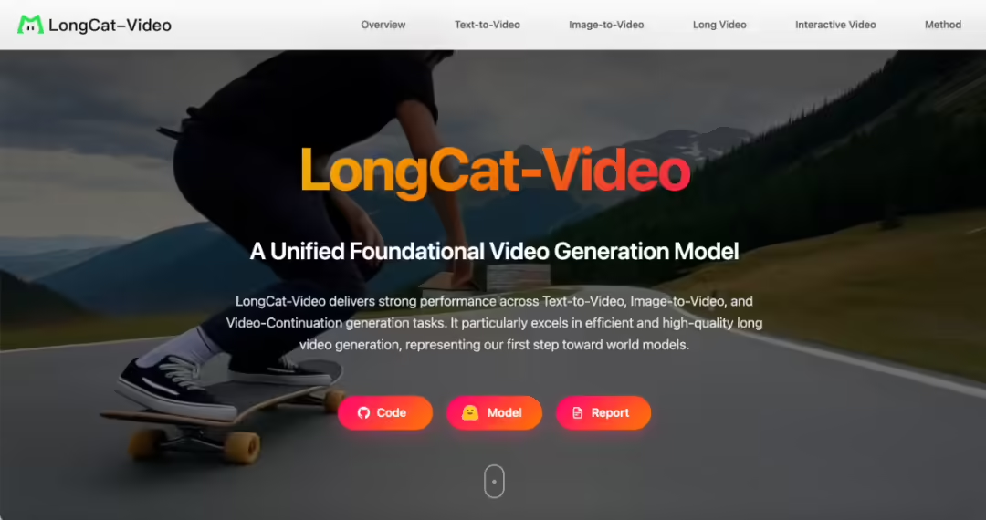 America releases open source LongCat-Video video generation model, which stabilizes 5 minute content