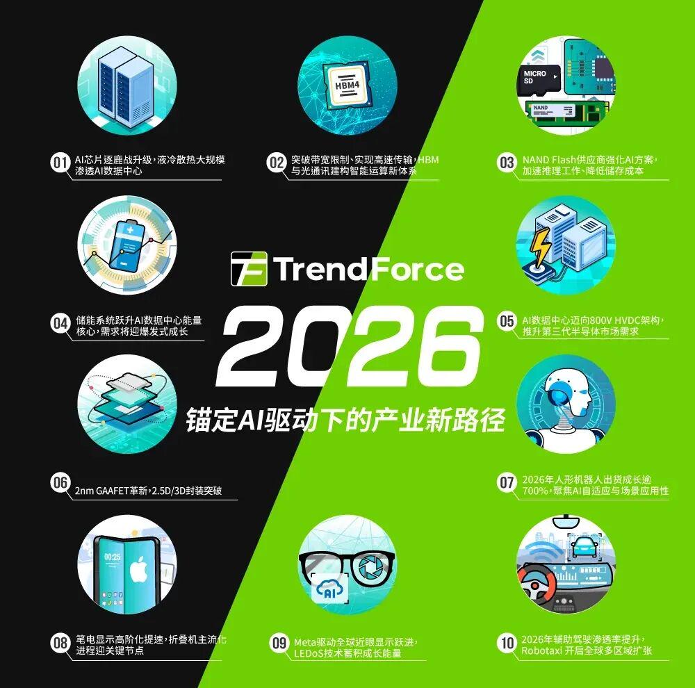 TrendForce Collective Consultation: AI as core power for the next two years