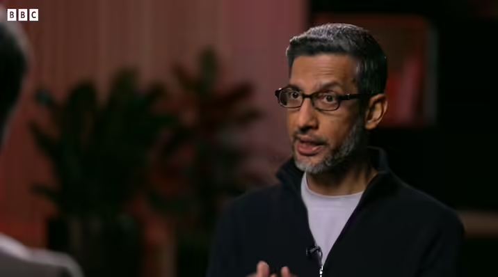 GOOGLE, CEO, PICHAI: A.I. CAN DO MY JOB SOMEDAY