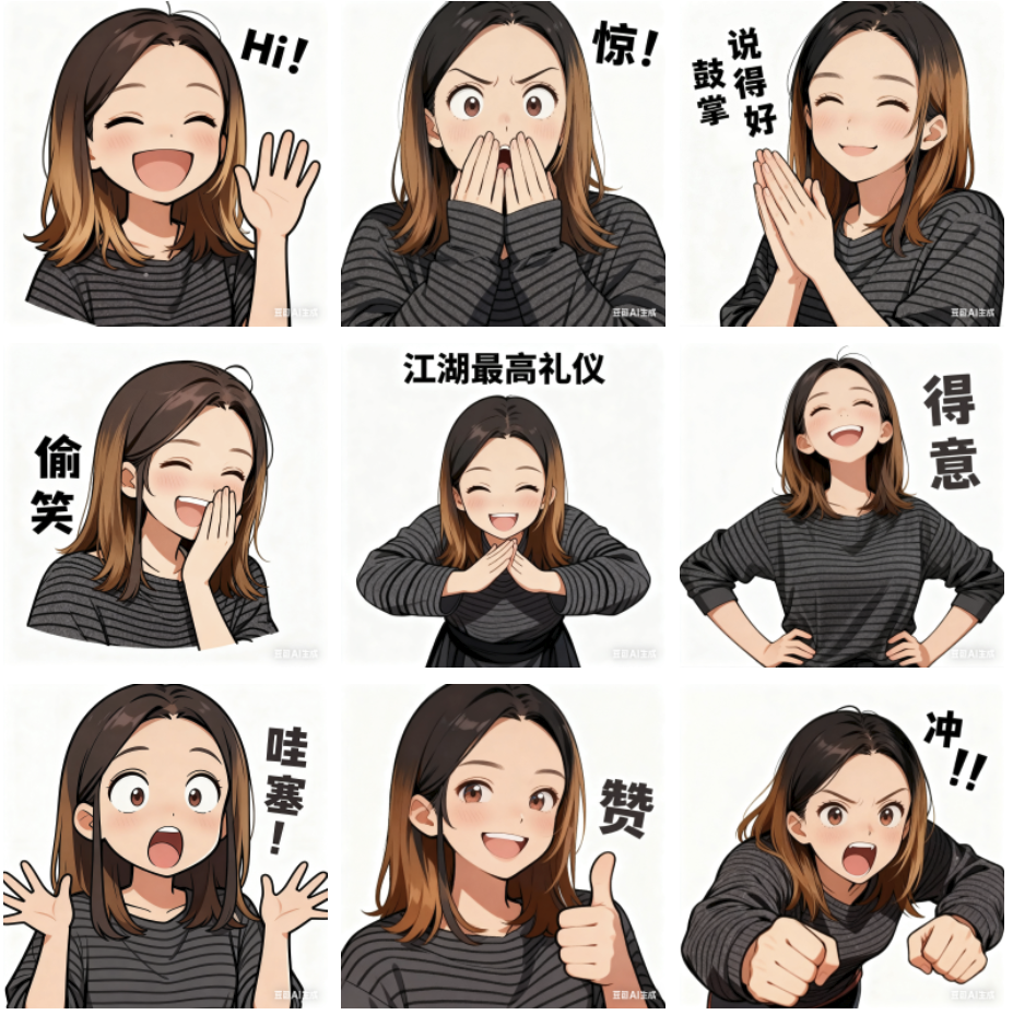 a72486abj00t5vft6011pd000pr00ptm how's the micro-emotics bag? 10 minutes to produce a series of dynamic emoticons with ai