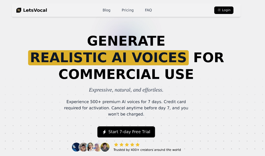 LetsVocal: Providing authentic AI voice generation in support of multilingualism and accent